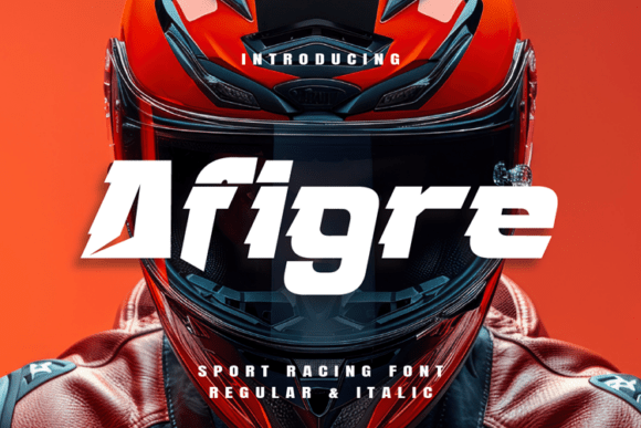 Afigre Racing: A Dynamic Display Font for Editorial Impact