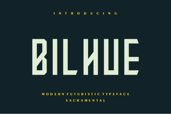 Bilhue Font: Bold Branding for Small Business