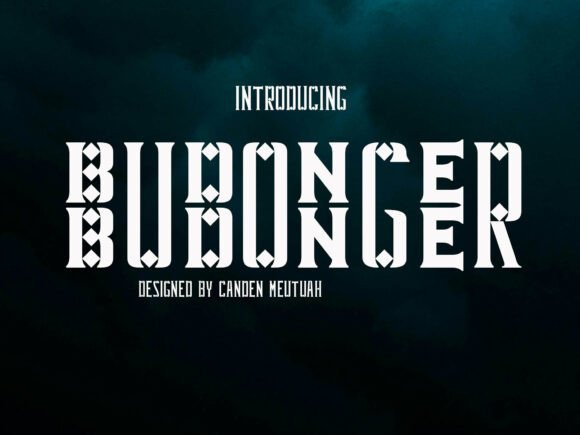 Budonger: A Bold Display Font for Modern Web Design