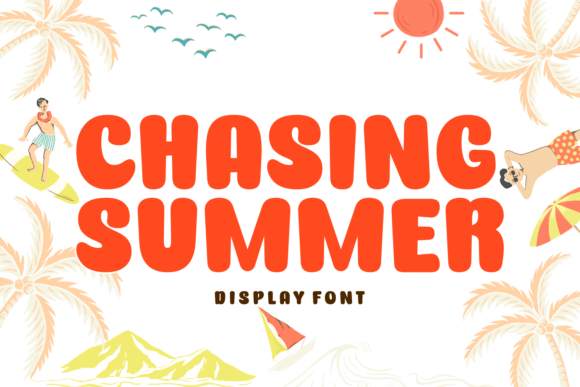 Chasing Summer Font for Vintage Business Branding