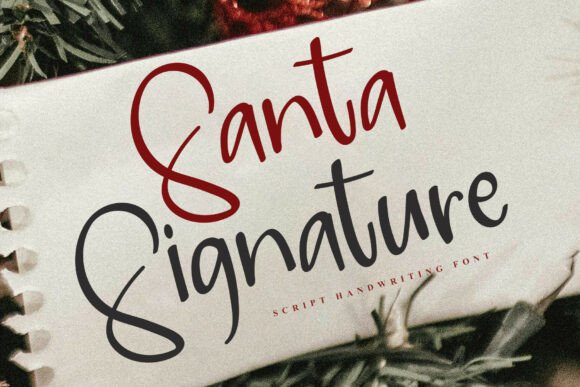 Choosing Santa Signature for Editorial Design Projects