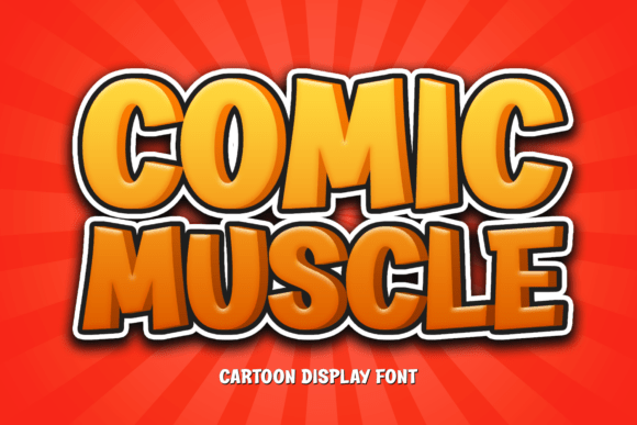 Comic Muscle Font Review: A Bold Display Choice