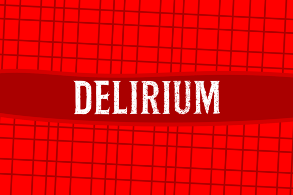 Delirium: The Ultimate Horror Display Font for Crafters