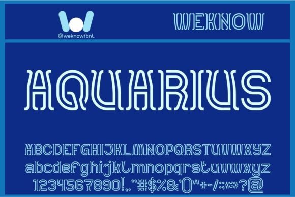 Designing with Aquarius: A Retro-Futuristic Display Font for Modern Web Layouts