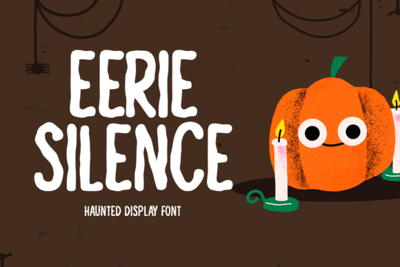 Eerie Silence: A Haunted Display Font for Web Headers