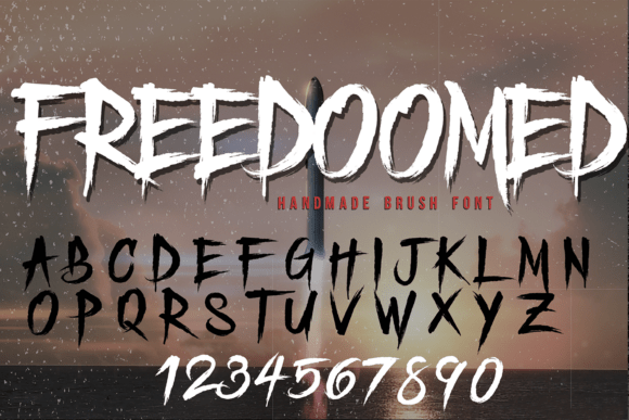 Freedoomed: A Unique Display Font for Web Design