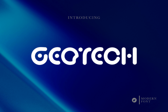 Geotech: A Modern Typeface for Futuristic Editorial Design