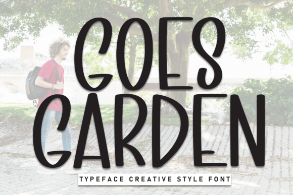 Goes Garden: A Warm Display Font for Modern Branding