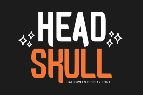 Headskull Regular: The Spooky Display Font for Makers
