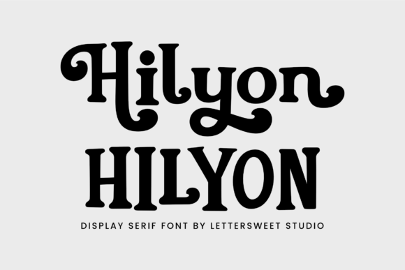 Hilyon: The Bold Display Font for Scroll-Stopping Branding