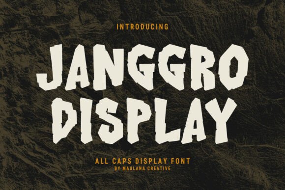 Janggro: A Quirky Display Font for Bold Branding