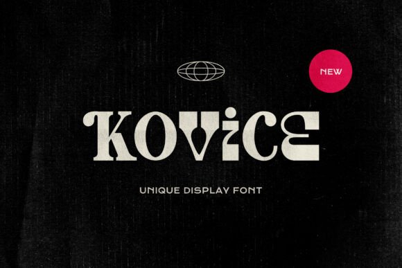 Kovice: The Retro Display Font for Bold Branding