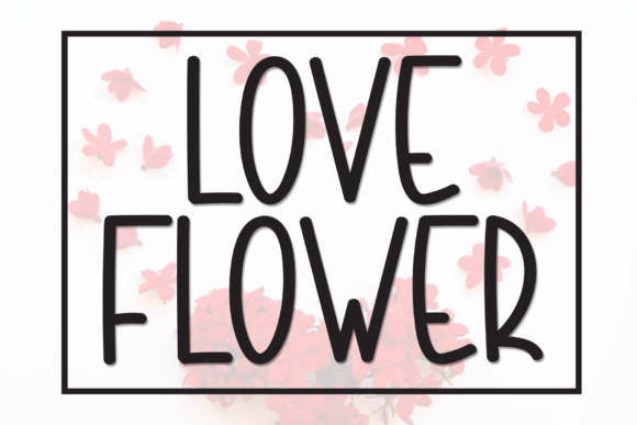 Love Flower: A Casual Display Font for Modern Web Design