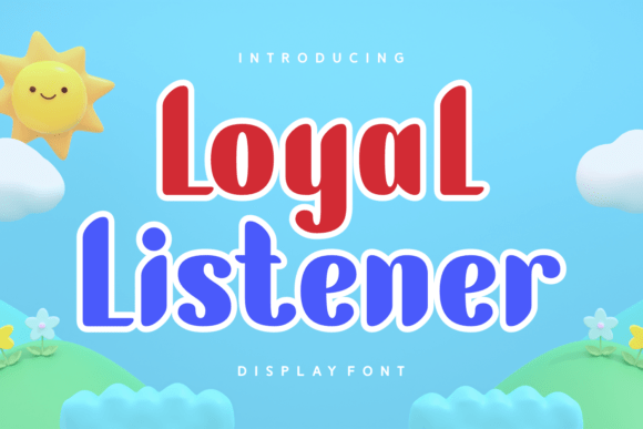 Loyal Listener: A Charming Display Font for Makers