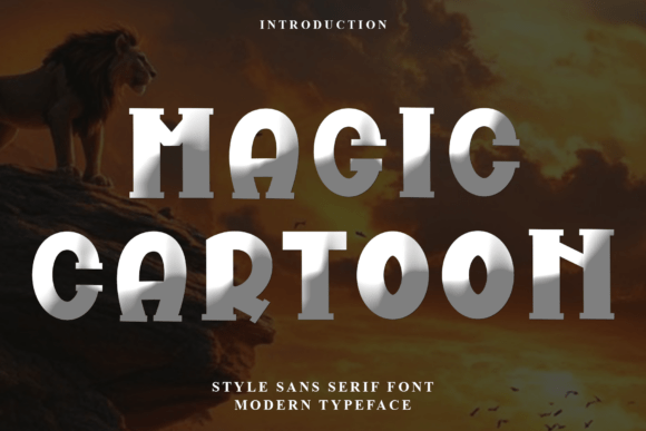 Magic Cartoon: A Festive Display Font for Holiday Crafts