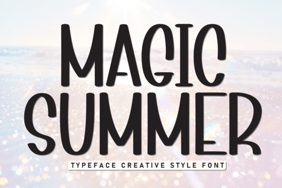 Magic Summer Font: A Warm Typeface for Small Business Branding