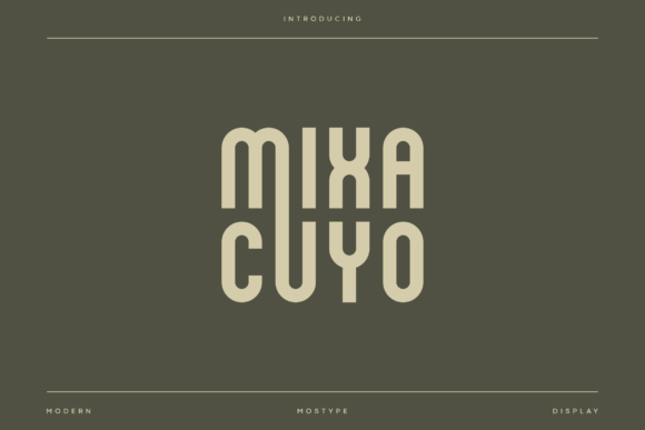 Mixacuyo: The Condensed Display Font for Bold Marketing
