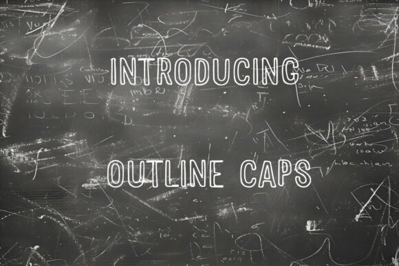Outline Caps: The Display Font for Scroll-Stopping Headlines