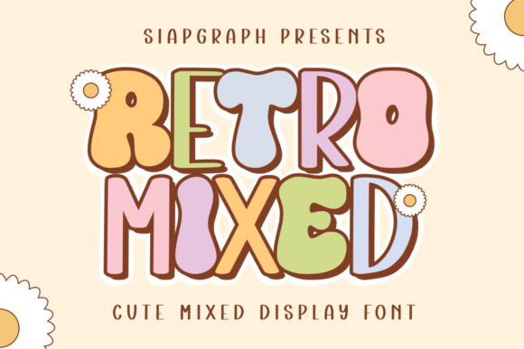 Retro Mixed: A Charming Display Font for Modern Designs