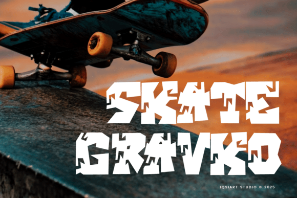 Skate Gravko: The Bold Display Font for Edgy Brands