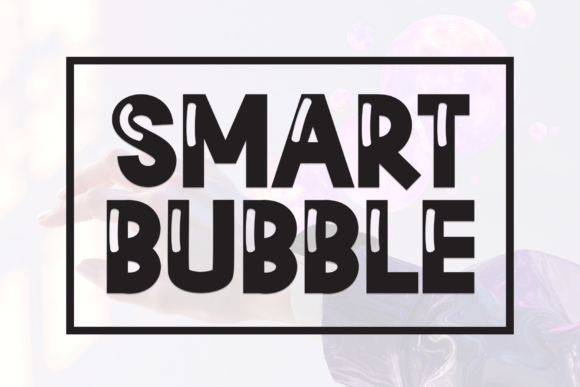 Smart Bubble: A Joyous Display Typeface for Creative Projects