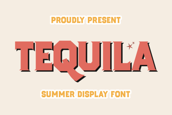 Tequila Display Font for Bold Summer Branding