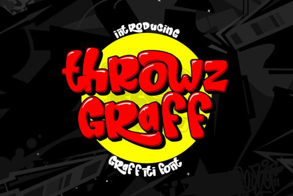 Throwz Graff: A Bold Display Font for Urban Branding