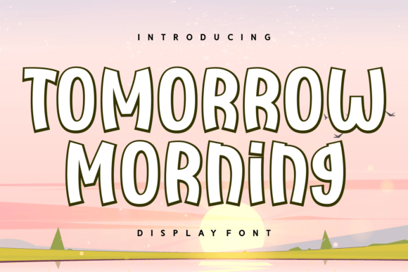 Tomorrow Morning Font for Handmade Brands